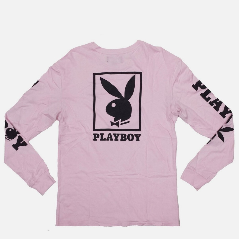 Playboy x Pacsun pink long sleeve shirt small